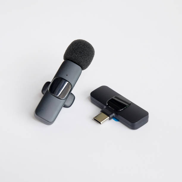 Wireless Mic K9 Dual Microphone Mic Plug & Play Usb Type C Plug Wireless Lavalier Microphone